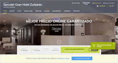 Desktop Screenshot of granhotelzurbaranbadajoz.com